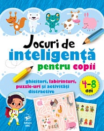 картинка Jocuri de inteligenta pentru copii. 4-8 ani magazinul BookStore in Chisinau, Moldova