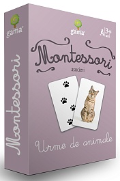 картинка Carti de joc Montessori. Urme de animale. Asocieri magazinul BookStore in Chisinau, Moldova