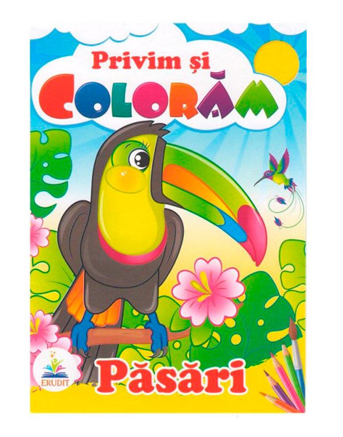 Privim si coloram. Pasari