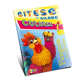 картинка Citesc pe silabe. Colorez. Punguta cu doi bani. Vol.6 magazinul BookStore in Chisinau, Moldova