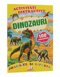 картинка Activitati distractive. Dinozauri + 100 autocolante magazinul BookStore in Chisinau, Moldova