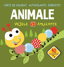 картинка 40 de autocolante. Animale vesele si amuzante magazinul BookStore in Chisinau, Moldova