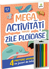 картинка Mega activitati pentru zile ploioase. Postere cu activitati magazinul BookStore in Chisinau, Moldova