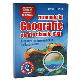 картинка Rezumate la Geografie pentru clasele 10-12 magazinul BookStore in Chisinau, Moldova