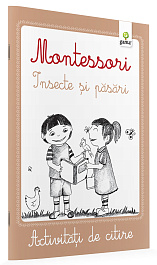 картинка Montessori. Insecte si Pasari. Activitati de citire magazinul BookStore in Chisinau, Moldova