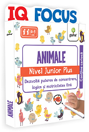 картинка IQ FOCUS. Animale. Junior Plus. 4-5 ani magazinul BookStore in Chisinau, Moldova