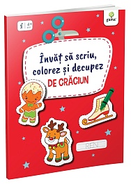 картинка Invat sa scriu, colorez si decupez de Craciun magazinul BookStore in Chisinau, Moldova