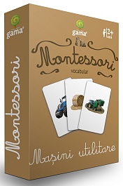 картинка Carti de joc Montessori. Masini utilitare. Vocabular magazinul BookStore in Chisinau, Moldova