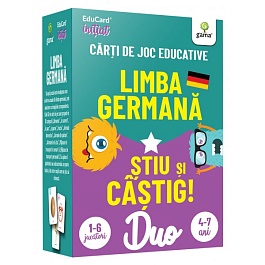 картинка Carti de joc educative. Limba germana • Stiu si castig! Pachete Duo EduCard magazinul BookStore in Chisinau, Moldova