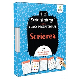 картинка Scrie si sterge! Scrierea • prescolari clasa pregatitoare magazinul BookStore in Chisinau, Moldova