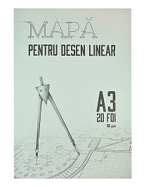 картинка Mapa desen linear, A3 20file, 160gr./m2 magazinul BookStore in Chisinau, Moldova