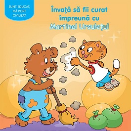 картинка Invata sa fii curat impreuna cu Martinel Ursuletul magazinul BookStore in Chisinau, Moldova