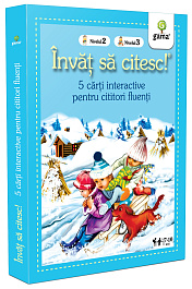 картинка Invat sa citesc! 5 cati interactive pentru cititori fluenti. Nivelul 2 si 3 magazinul BookStore in Chisinau, Moldova