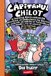 картинка Capitanul Chilot si Invazia Bucatareselor Incredibil de Obraznice din Spatiu. Vol.3 magazinul BookStore in Chisinau, Moldova