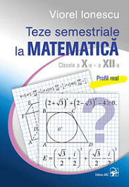 картинка Matematica cl. 10-12  Teze semestriale. Profil real magazinul BookStore in Chisinau, Moldova