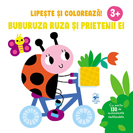 картинка Lipeste si coloreaza! Buburuza Ruza si prietenii ei 3+ magazinul BookStore in Chisinau, Moldova