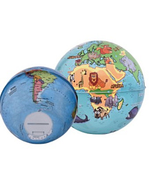 картинка Pusculita cu forma Glob Animals Gurbuz diametrul 10cm magazinul BookStore in Chisinau, Moldova