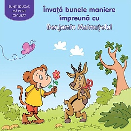 картинка Invata bunele maniere impreuna cu Benjamin Maimutelul magazinul BookStore in Chisinau, Moldova