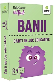 картинка Carti de joc educative. Banii. EduCard Initiat magazinul BookStore in Chisinau, Moldova