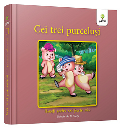 картинка Povesti pentru cei foarte mici. Cei trei purcelusi magazinul BookStore in Chisinau, Moldova