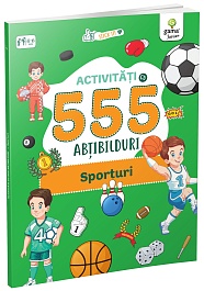 картинка Activitati cu 555 de abtibilduri. Sporturi magazinul BookStore in Chisinau, Moldova