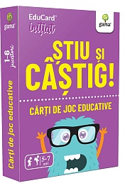 картинка Carti de joc educative. Stiu si castig. EduCard Initiat magazinul BookStore in Chisinau, Moldova