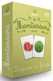 картинка Carti de joc Montessori. Legume si fructe. Asocieri magazinul BookStore in Chisinau, Moldova