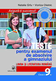 картинка Limba si literatura romana cl.9. Teste pentru examenul de absolvire a gimnaziului. Editia a doua magazinul BookStore in Chisinau, Moldova