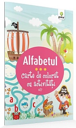 картинка Carte de colorat cu activitati. Alfabetul magazinul BookStore in Chisinau, Moldova