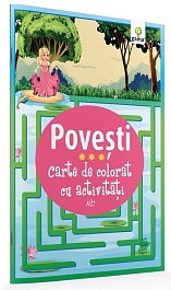 картинка Carte de colorat cu activitati. Povesti magazinul BookStore in Chisinau, Moldova