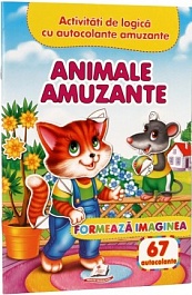 картинка Formeaza imaginea. Animale amuzante + 67 autocolante magazinul BookStore in Chisinau, Moldova