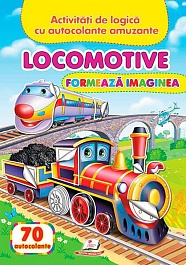 картинка Formeaza imaginea. Locomotive + 70 autocolante magazinul BookStore in Chisinau, Moldova