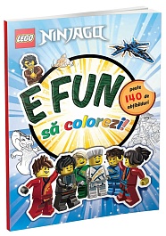 картинка E fun sa colorezi! – Ninjago. Carte de colorat cu abtibilduri magazinul BookStore in Chisinau, Moldova