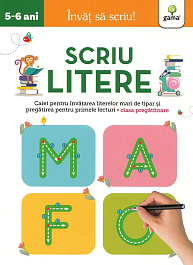 картинка Scriu litere 5-6 ani. Invat sa scriu! magazinul BookStore in Chisinau, Moldova