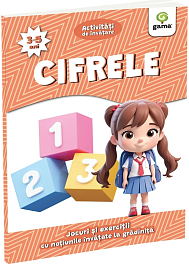 картинка Cifrele 3-5 ani. Activitati de invatare magazinul BookStore in Chisinau, Moldova