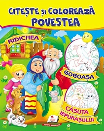 картинка Citeste si coloreaza povestea. Ridichea magazinul BookStore in Chisinau, Moldova