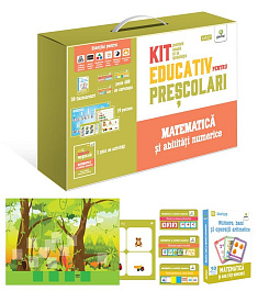 картинка Kit educativ pentru prescolari. Matematica si abilitati numerice. 3-5 ani magazinul BookStore in Chisinau, Moldova