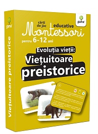 картинка Carti de joc Montessori. Evolutia vietii: Vietuitoare preistorice magazinul BookStore in Chisinau, Moldova