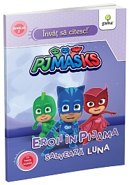 картинка PJ Masks. Invat sa citesc! Eroii in pijama salveaza Luna. Nivelul 2 magazinul BookStore in Chisinau, Moldova