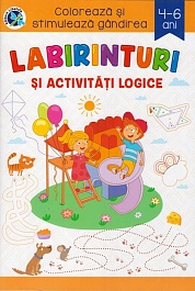 картинка Coloreaza si stimuleaza gandirea 4-6 ani. Labirinturi si activitati logice magazinul BookStore in Chisinau, Moldova