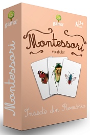 картинка Carti de joc Montessori. Insecte din Romania. Vocaular magazinul BookStore in Chisinau, Moldova