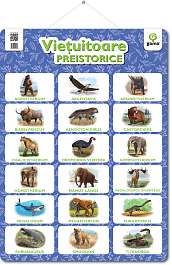 картинка Vietuitoare preistorice. Poster magazinul BookStore in Chisinau, Moldova