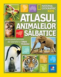 картинка Atlasul animalelor salbatice. National Geographic KIDS. LITERA. magazinul BookStore in Chisinau, Moldova