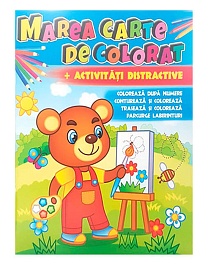 картинка Marea carte de colorat + activitati distractive magazinul BookStore in Chisinau, Moldova