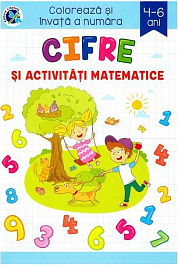 картинка Cifre si activitati matematice 4-6 ani magazinul BookStore in Chisinau, Moldova