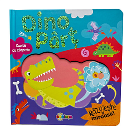 картинка Carte cu clapete. Dino Part. Razuieste si miroase! magazinul BookStore in Chisinau, Moldova