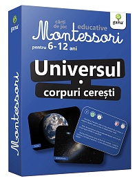 картинка Carti de joc Montessori. Universul. Corpuri ceresti 6-12 ani magazinul BookStore in Chisinau, Moldova