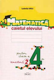 картинка Matematica cl.4. Caietul elevului. Semestrul 2 magazinul BookStore in Chisinau, Moldova