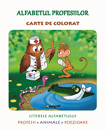 картинка Alfabetul profesiilor. Carte de colorat magazinul BookStore in Chisinau, Moldova
