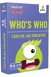 картинка Carti de joc educative. Who's Who. EduCard Expert magazinul BookStore in Chisinau, Moldova